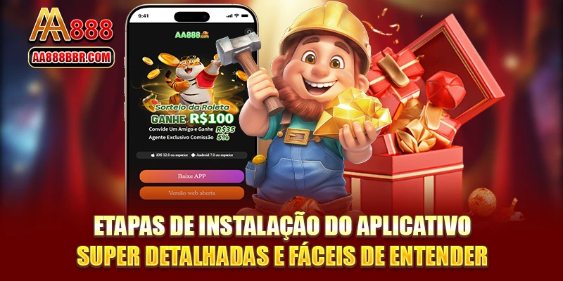 Etapas de instalação do aplicativo super detalhadas e fáceis de entender