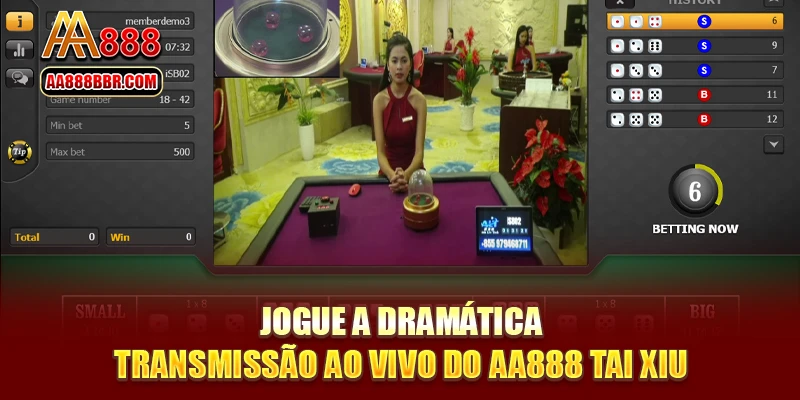 Jogue a dramática transmissão ao vivo do AA888 Tai Xiu